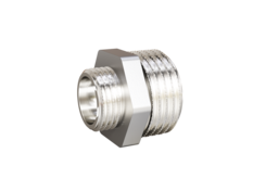 Ниппель переходной LD Pride DN20х15 (3/4"НР х 1/2"НР) латунь никель