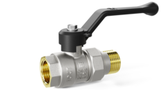 Кран шаровой латунный LD Pride 47.20.ГШ-В.Р исп 2 Ду 20 Ру 40 рычаг