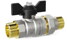 Кран шаровой латунный LD Pride 47.20.Н-ГШ.Б Ду 20 Ру 40 бабочка