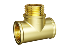 Тройник LD Pride DN15 (1/2") ВР/НР/ВР латунь с биркой