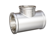 Тройник LD Pride DN50 (2") ВР/ВР/ВР латунь никель с биркой