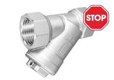 (СНЯТО С ПРОИЗВОДСТВА) Фильтр косой латунный LD Pride 57.15.В-В Ду 15 Ру 40